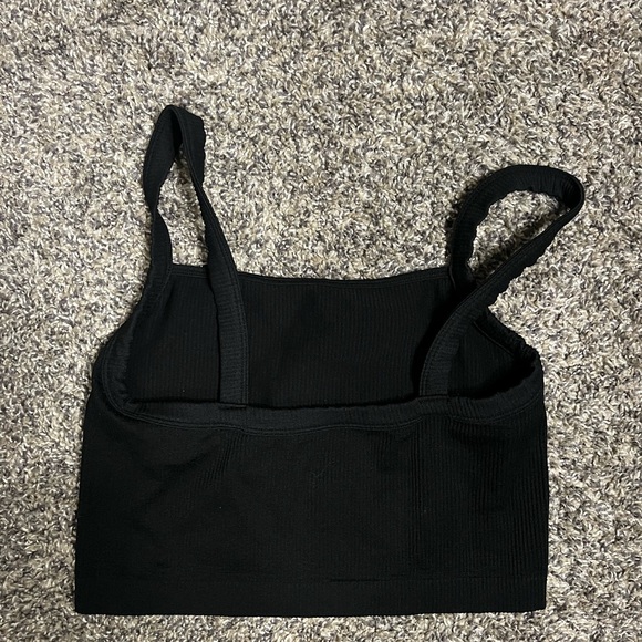 Women's Cropped Tank Top Black Size M - Picture 5 of 6